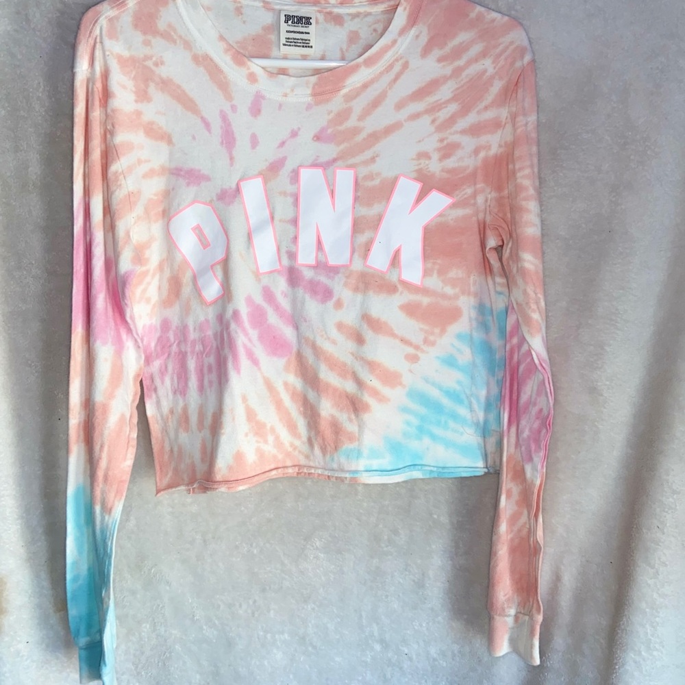PINK brand Long sleeve cropped tee